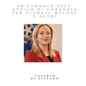 Avviso di Garanzia per Giorgia Meloni