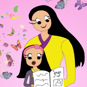 བྱིས་སྒྲུང་། Children’s stories in Tibetan
