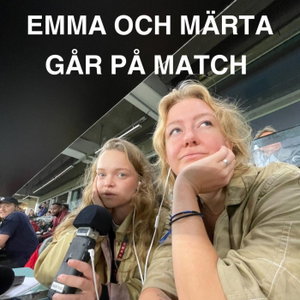 Emma och Märta går på match