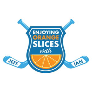 Enjoying Orange Slices with Jeff & Ian
