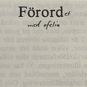 Förordet med Ofelia