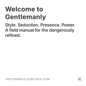 Gentlemanly 