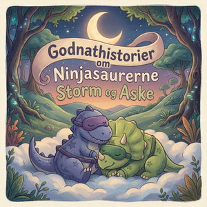 Godnathistorier om NinjaSaurerne Storm og Aske