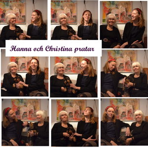 Hanna och Christina pratar