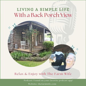 Living a Simple Life with a Back Porch View