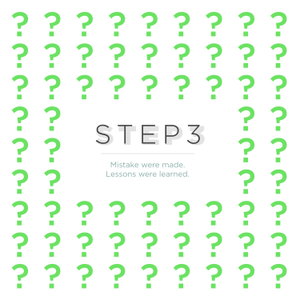 Step 3: Lessons learned in business, professionalism, and life.