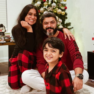 storytime with Kabir and mama