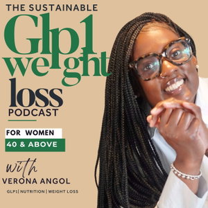 The Sustainable GLP1  Weight Loss Podcast For Women Over 40 | Macros, Moms, Weight Loss, Meal Prep, Meal planning